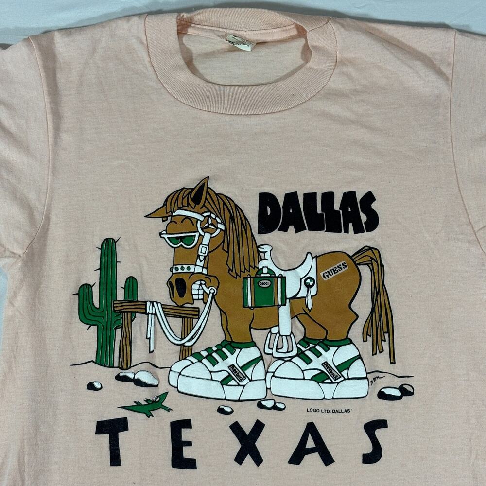 Vintage Dallas Texas Sleeve T Shirt size Small